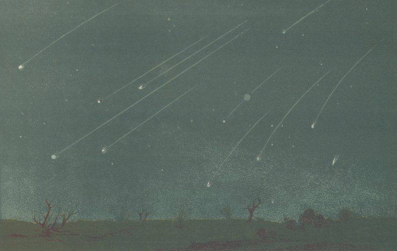 Deszcz meteorów z listopada 1866 r. autorstwa English School