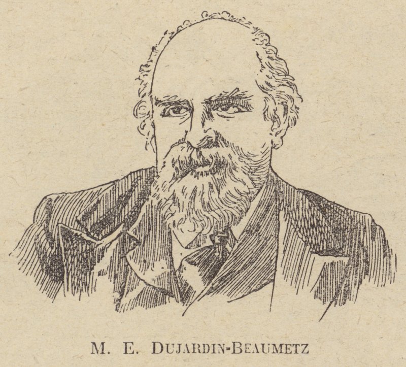 Etienne Dujardin-Beaumetz, francuski artysta i polityk autorstwa French School