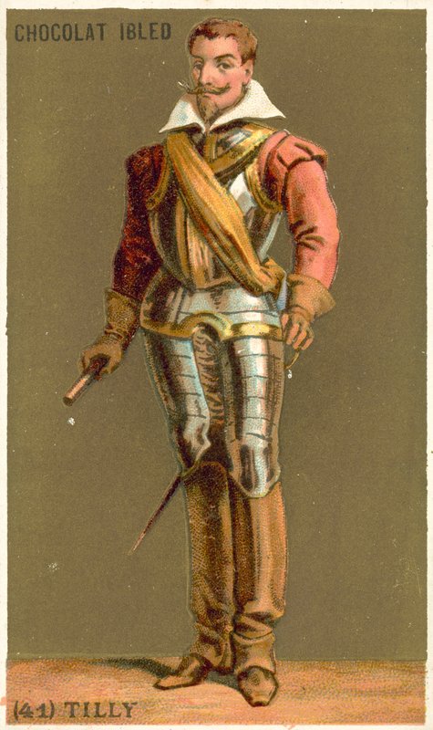 Johann Tserclaes, hrabia Tilly, flamandzki generał Świętego Cesarstwa Rzymskiego autorstwa French School
