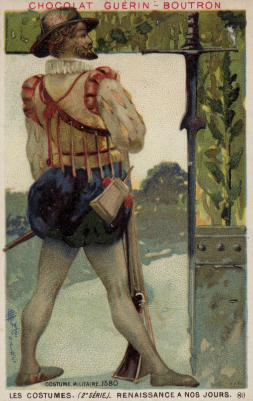 Strój wojskowy, 1580 autorstwa French School
