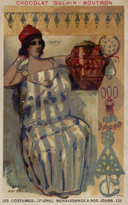Kobieta z Kabylie, Algieria, XIX w. autorstwa French School