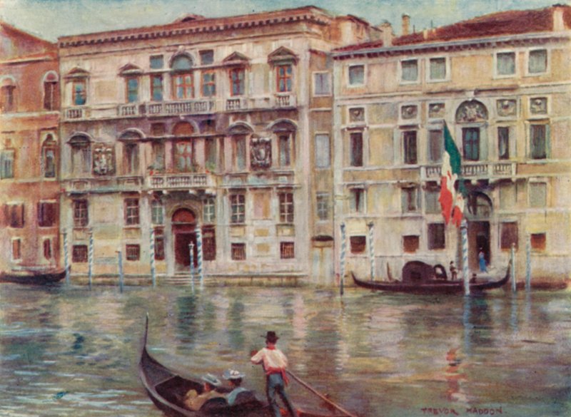 Pałace Mocenighi autorstwa A. Trevor Haddon
