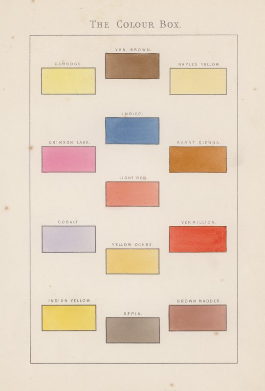 The Colour Box (chromolitho) autorstwa Aaron Edwin Penley