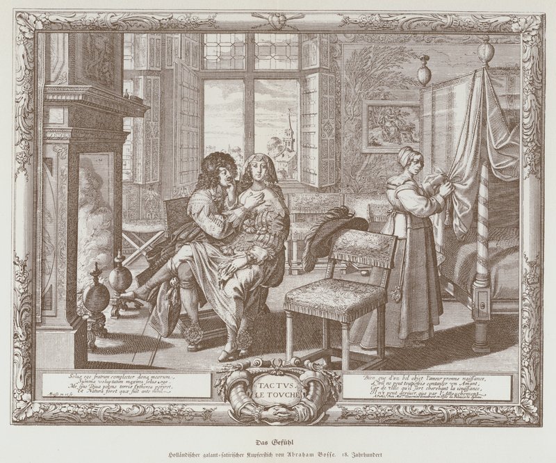 Tactus (dotyk) autorstwa Abraham (after) Bosse