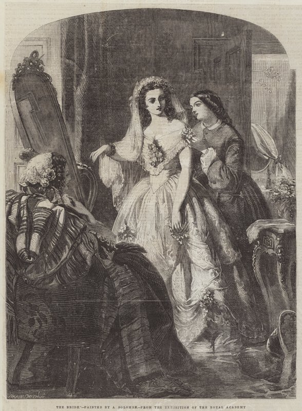 Panna Młoda (grafika) autorstwa Abraham Solomon