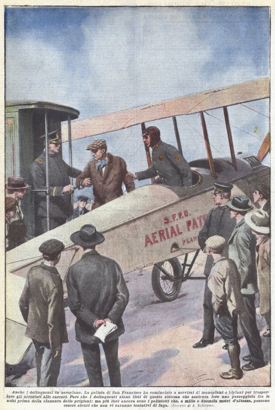 Nawet przestępcy w samolocie autorstwa Achille Beltrame