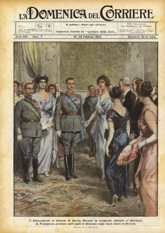 Zaręczyny Jolandy Sabaudzkiej autorstwa Achille Beltrame