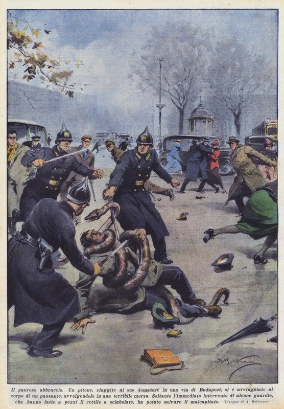 Straszliwy uścisk autorstwa Achille Beltrame