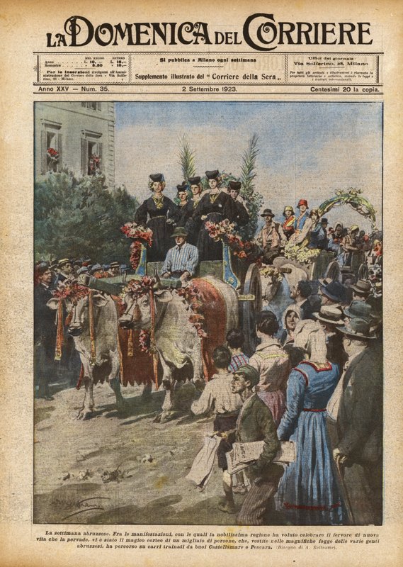 Tydzień Abruzji autorstwa Achille Beltrame