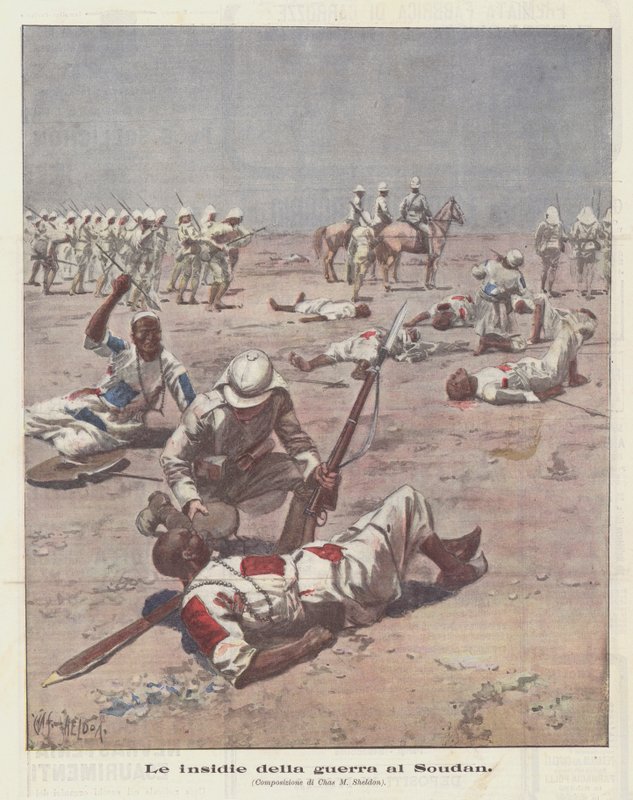Pułapki wojny na Sudan autorstwa Achille Beltrame