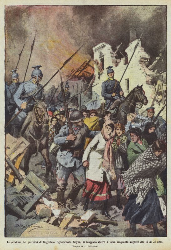 Wyczyny wojowników Williama autorstwa Achille Beltrame