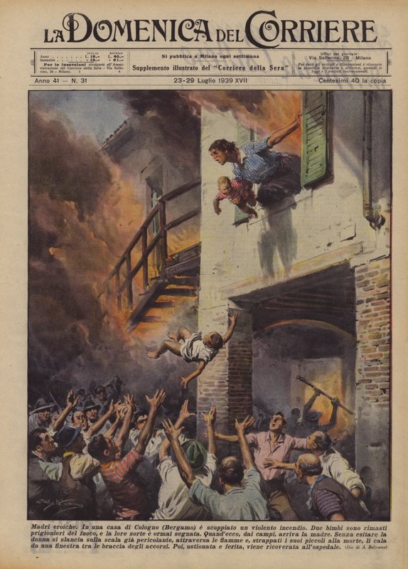 Heroiczne matki autorstwa Achille Beltrame