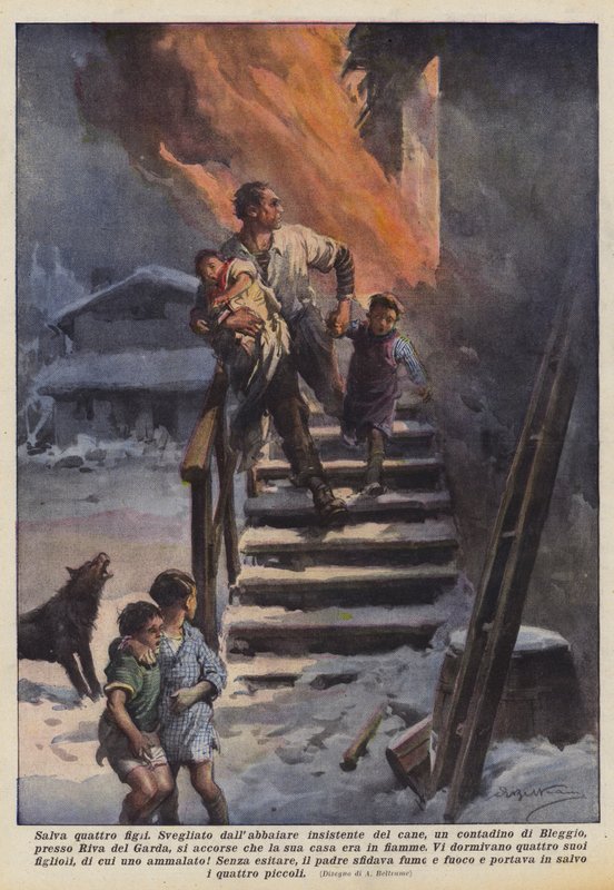 Uratuj czworo dzieci autorstwa Achille Beltrame