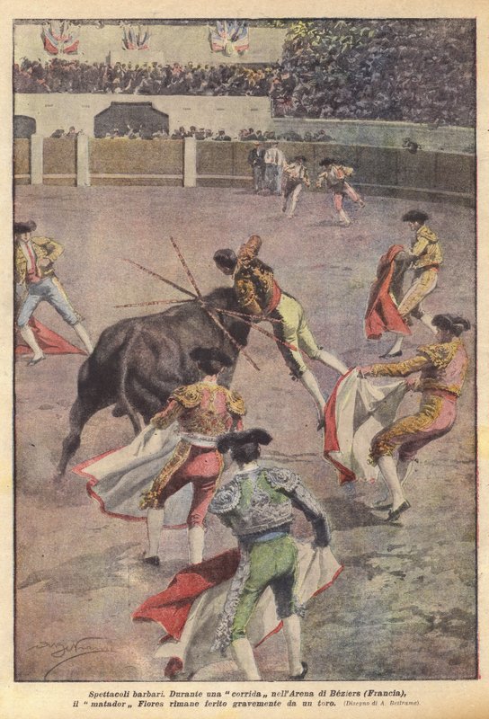 Pokazy barbarzyńców autorstwa Achille Beltrame
