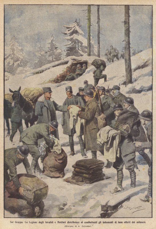 Na Grappę autorstwa Achille Beltrame