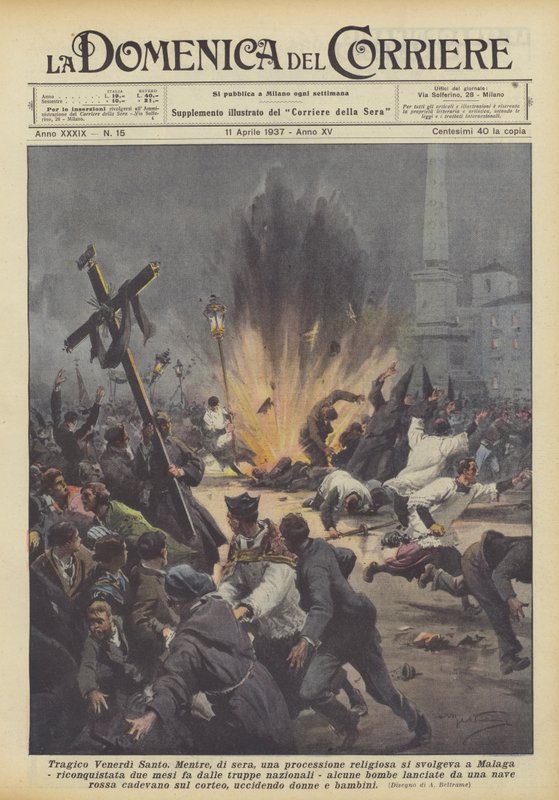 Tragiczny Wielki Piątek autorstwa Achille Beltrame