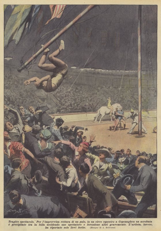Tragiczny spektakl autorstwa Achille Beltrame