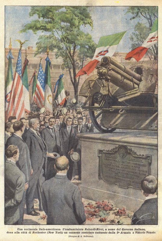 Ceremonia włosko-amerykańska autorstwa Achille Beltrame
