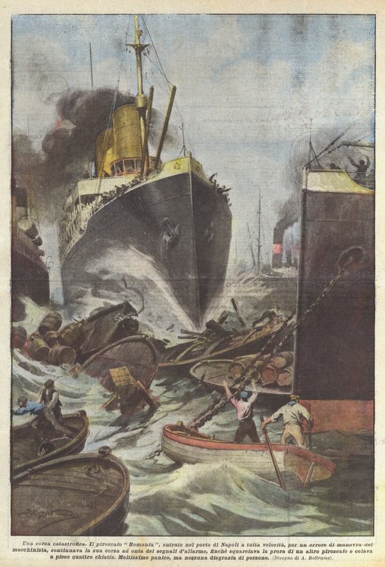 Katastrofalny wyścig autorstwa Achille Beltrame