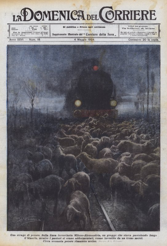 Rzeź owiec autorstwa Achille Beltrame