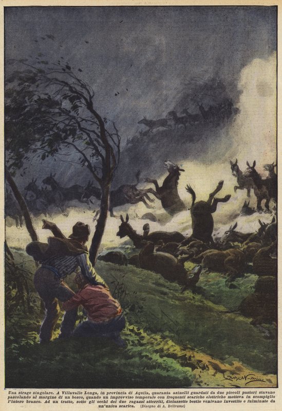 Pojedyncza masakra autorstwa Achille Beltrame