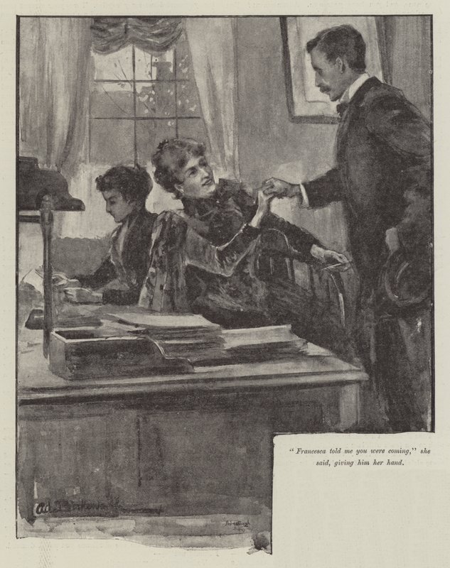 Królowa Rebelii — Walter Besant autorstwa Adolphe Birkenruth