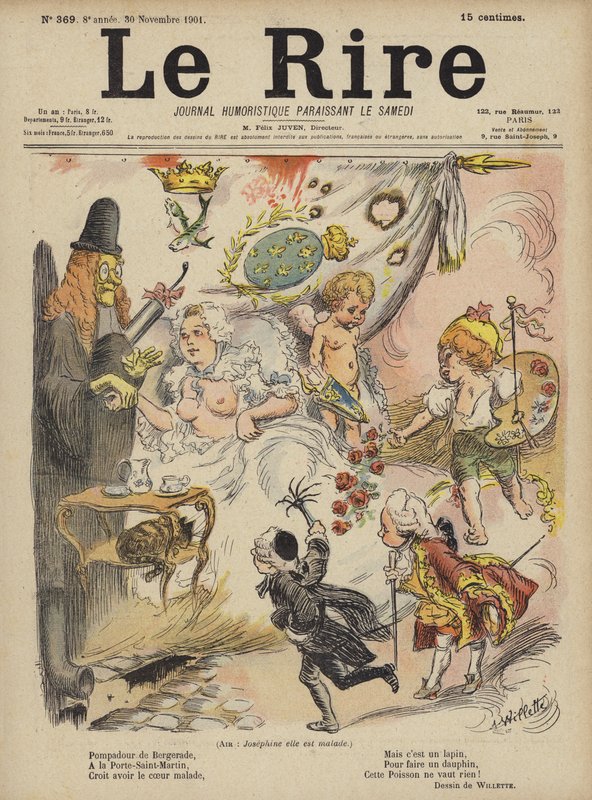 Ilustracja do Le Rire autorstwa Adolphe Leon Willette