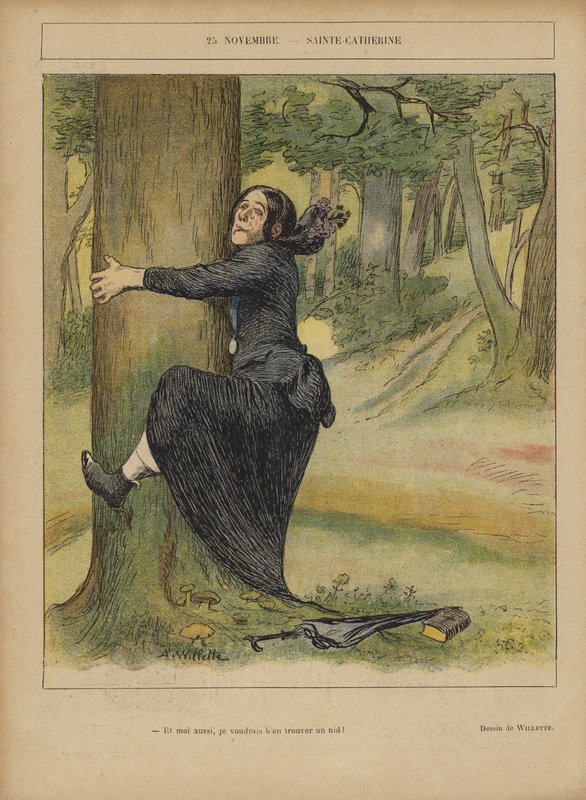 Ilustracja do Le Rire autorstwa Adolphe Leon Willette