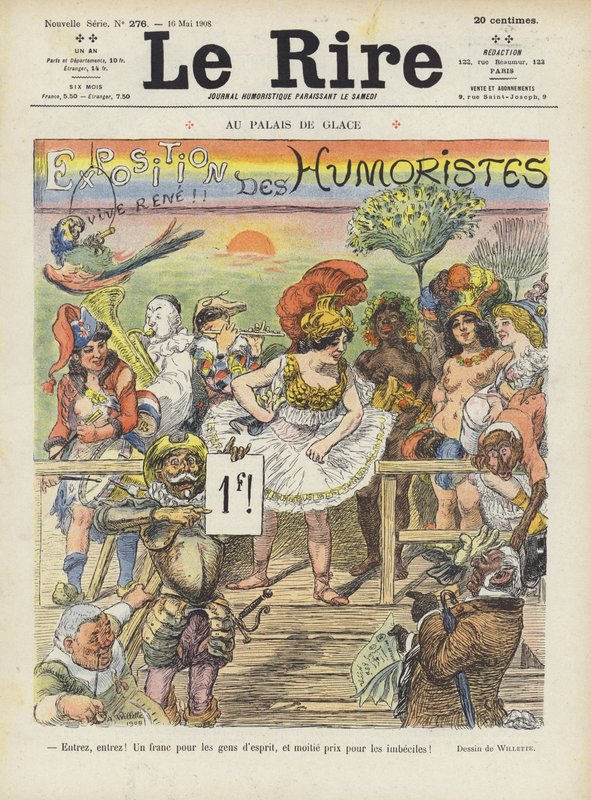 Ilustracja do Le Rire autorstwa Adolphe Leon Willette