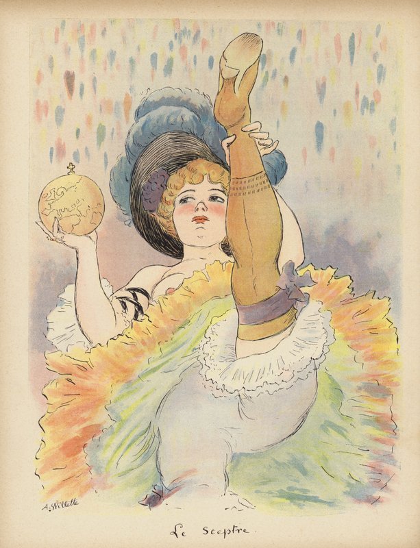Berło (kolor lito) autorstwa Adolphe Leon Willette