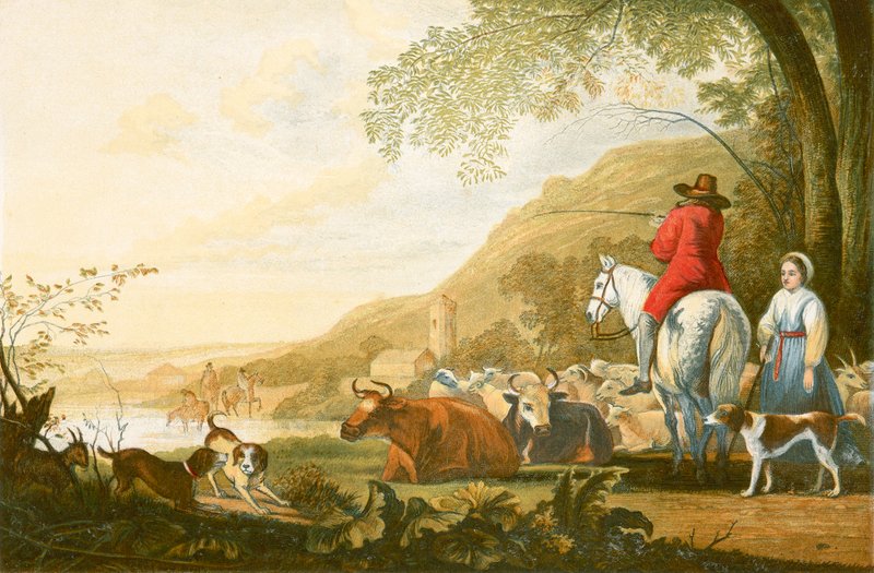 Krajobraz - Wieczór. autorstwa Aelbert Cuyp