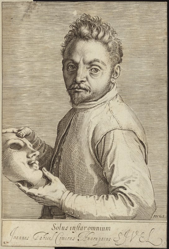Portret Giovanniego Gabriellego autorstwa Agostino Carracci