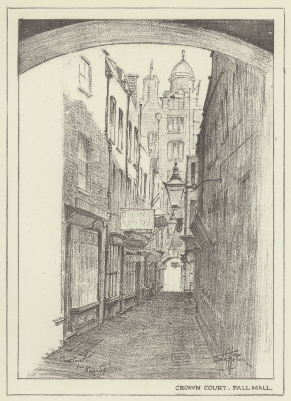 Sąd Koronny, Pall Mall autorstwa Alan Stapleton