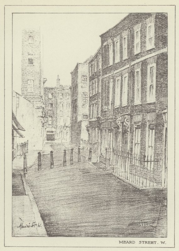 Meard Street, Zachód autorstwa Alan Stapleton
