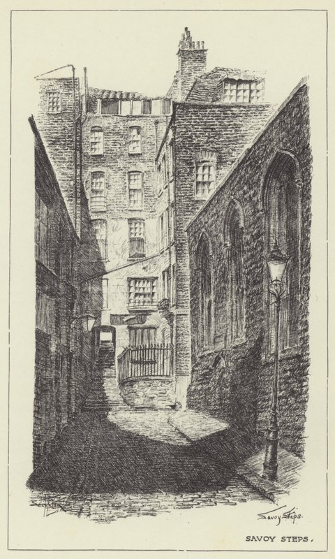 Savoy kroki autorstwa Alan Stapleton