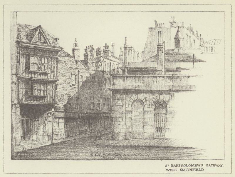 St Bartholomews Gateway, West Smithfield autorstwa Alan Stapleton