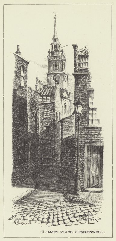 St James Place, Clerkenwell autorstwa Alan Stapleton