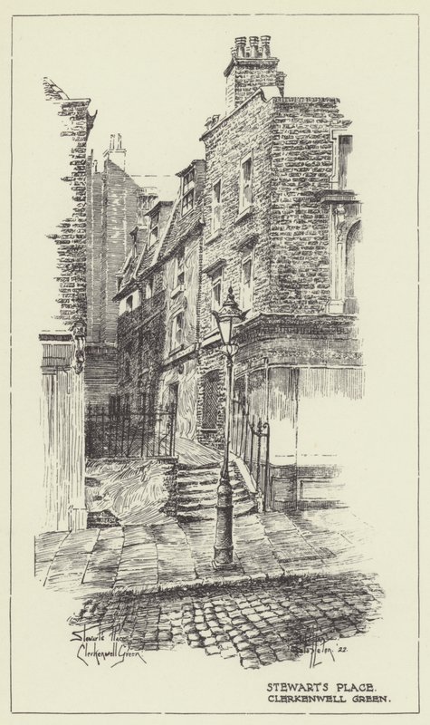 Stewarts Place, Clerkenwell Green autorstwa Alan Stapleton