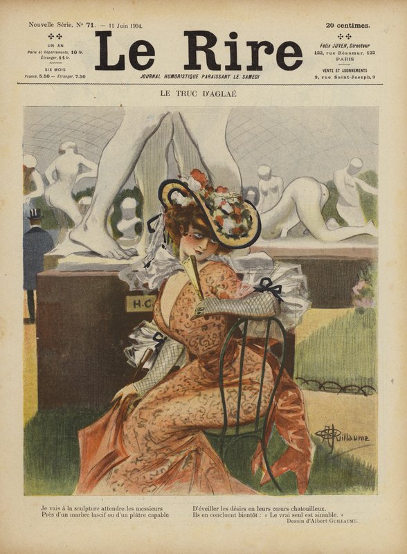Ilustracja do Le Rire autorstwa Albert Guillaume