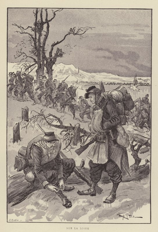 Nad Loarą autorstwa after Albert Robida