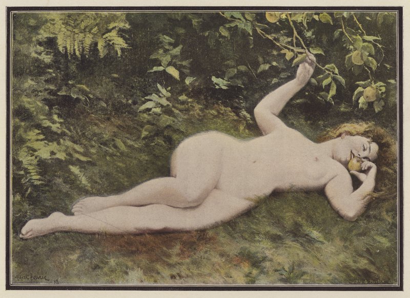 Córka Ewy (kolor lito) autorstwa Albert Auguste Fourie