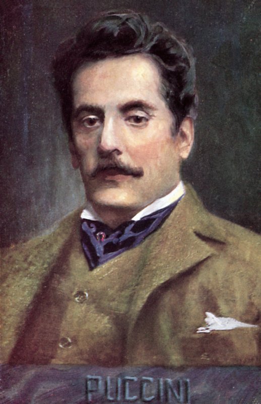 Giacomo Puccini autorstwa Albert Eichhorn