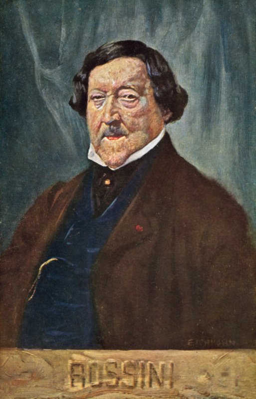 Gioachino Rossini autorstwa Albert Eichhorn