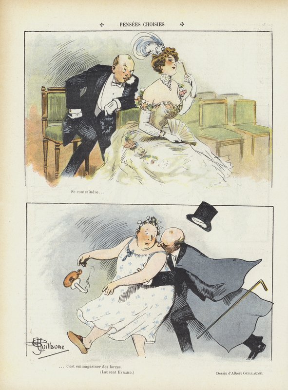 Ilustracja do Le Rire autorstwa Albert Guillaume