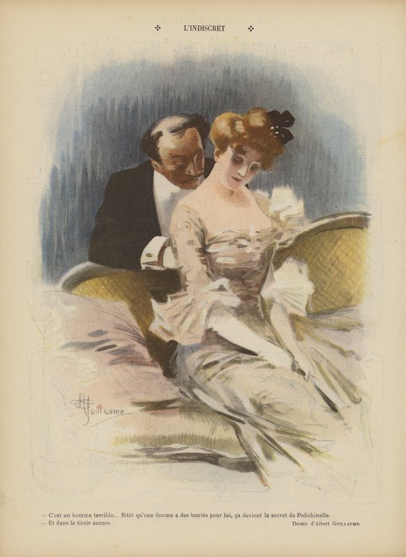 Ilustracja do Le Rire autorstwa Albert Guillaume
