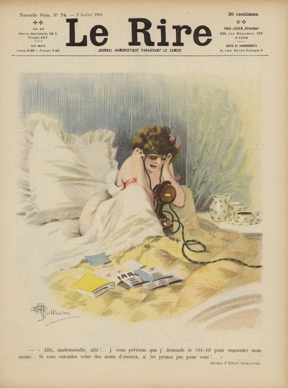 Ilustracja do Le Rire autorstwa Albert Guillaume