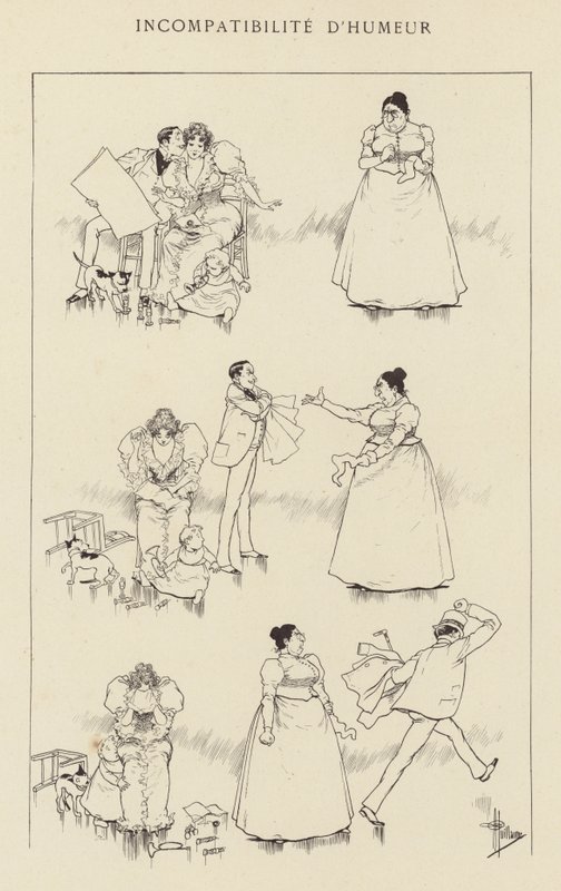 Niezgodność nastroju autorstwa Albert Guillaume