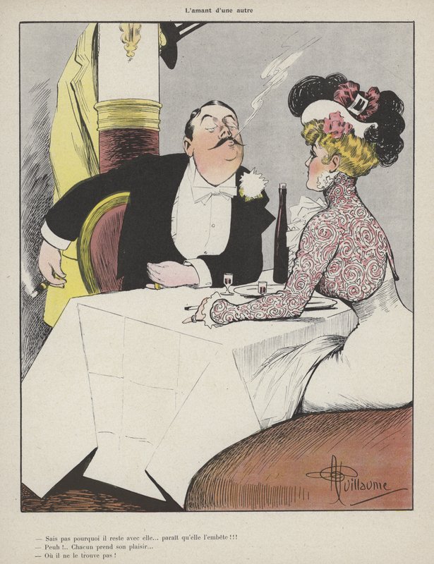 Kochanek innego autorstwa Albert Guillaume