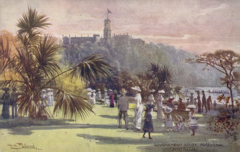 Dom rządowy, Melbourne, Australia autorstwa Albert Henry Fullwood