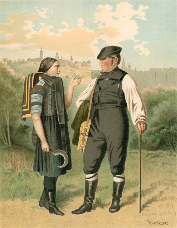 Strój niemiecki, Allenburg autorstwa Albert Kretschmer